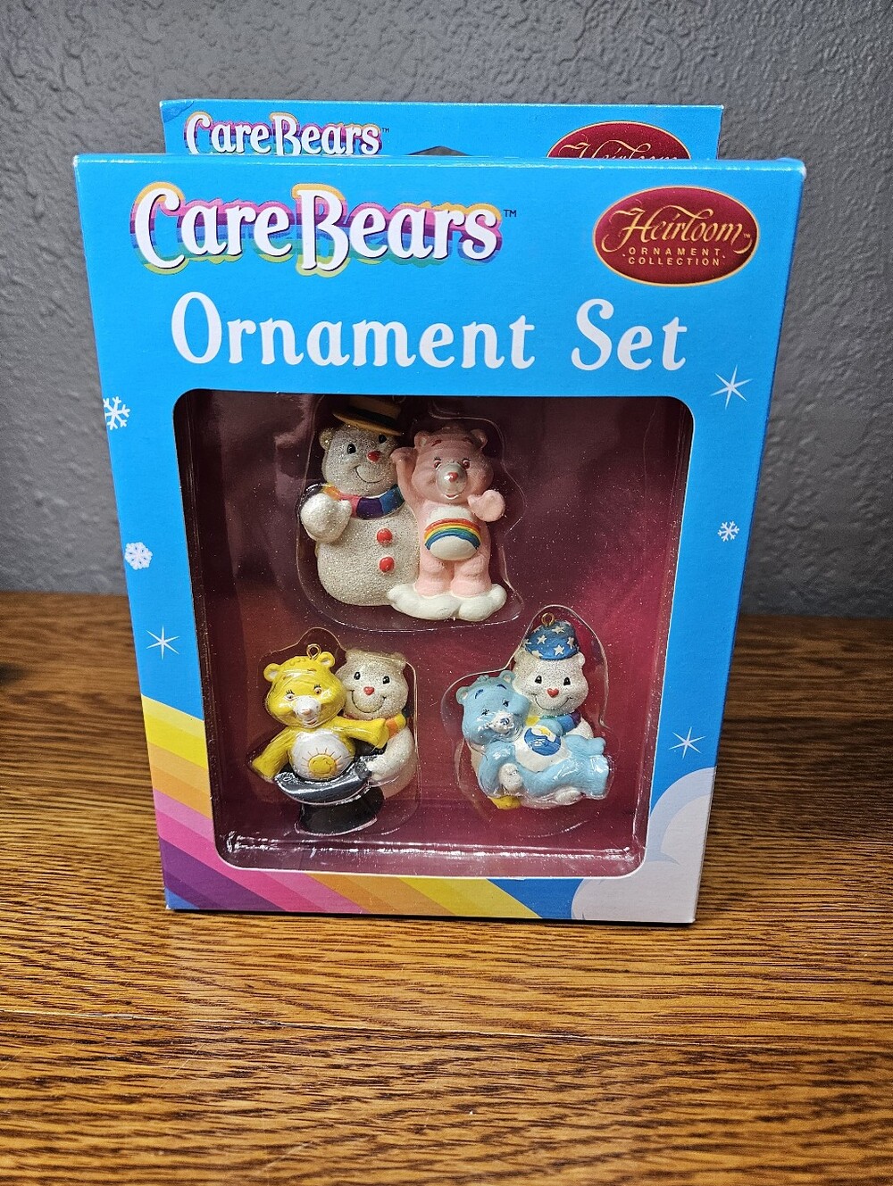 Care Bears Heirloom Collection 3-piece Christmas tree ornament set